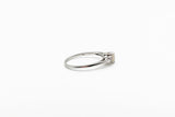 White Gold Ring with Opal and Diamonds