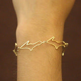 Yellow Gold Upper Peninsula Bracelet