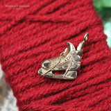 Yellow Gold Hockey Skate Pendant